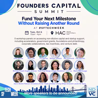 Founders Capital Summit - #SFTechWeek