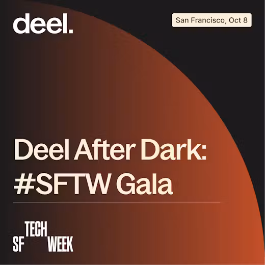 Deel After Dark - #SFTechWeek Gala
