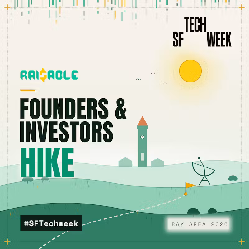 Raisable Founders & Investors Hike #SFTechWeek